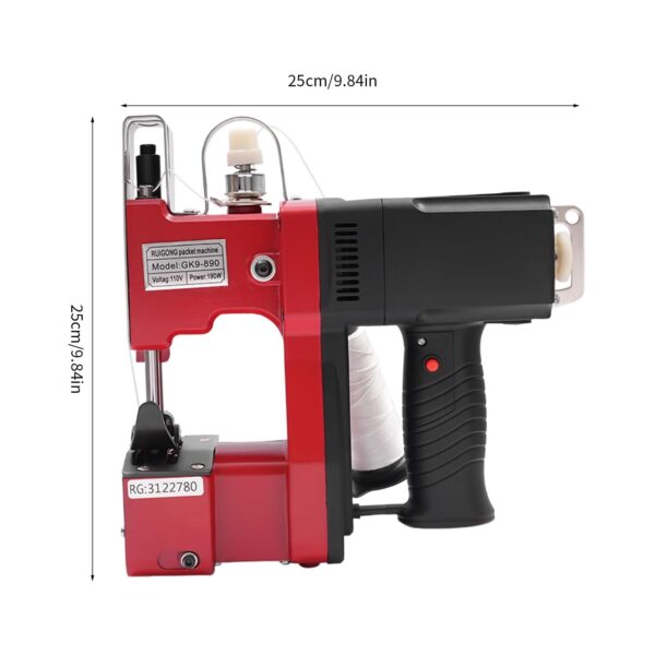 Electric Bag Sewing Machine, Portable Bag Closer Machine, Industrial Electric Bag Closing Sewing Sealing Stitching Machine, Sealing Machines Portable 110V Sack Closer - Image 5