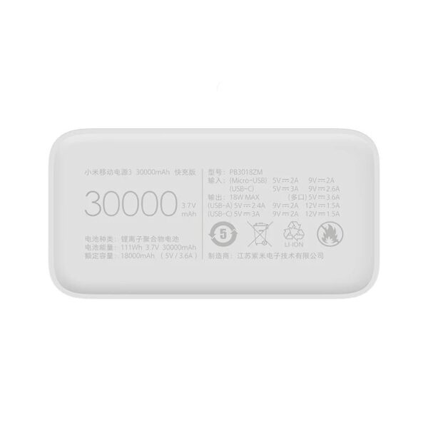 Xiaomi Power Bank 3 30000mAh - Image 3
