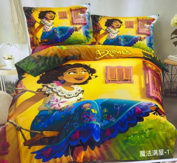 Disney Kid's Character Duvets 4x6 1 Pillowcase, 1 Bedsheet, 1 Duvet