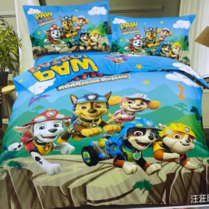 Paw Paw Patrol Kid's Character Duvets 1 Pillowcase, 1 Bedsheet, 1 Duvet 4x6