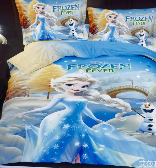 Frozen Fever Kid's Character Duvets 1 Pillowcase, 1 Bedsheet, 1 Duvet