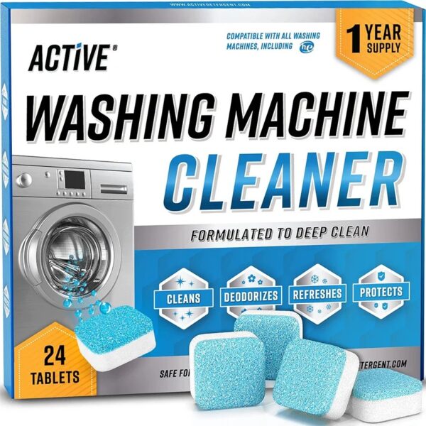 Washing Machine Cleaner Tablets 24 Pack