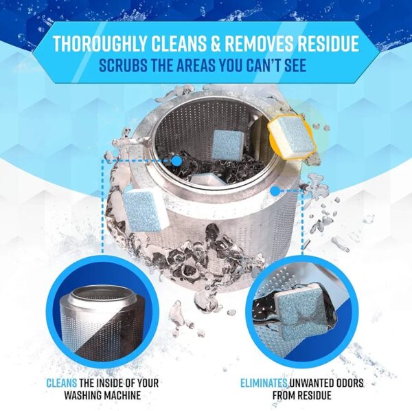 Washing Machine Cleaner Tablets 24 Pack - Image 3