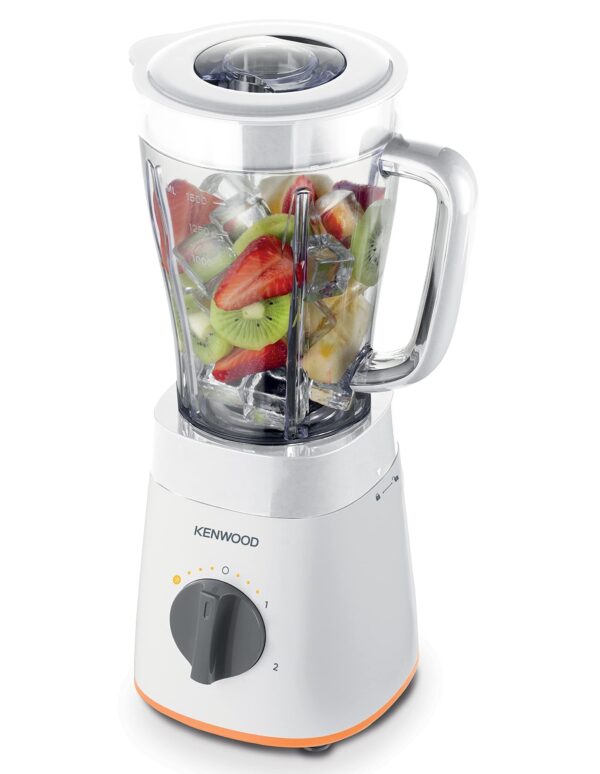 Kenwood Blender Smoothie Maker 500W 1.5L With Grinder Mill, Chopper Mill, Ice Crush Function Blp15.360Wh White - Image 4