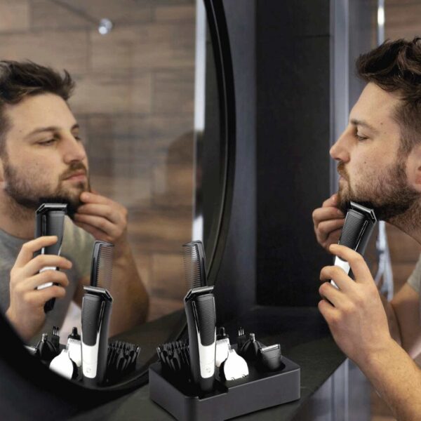 Green Lion 5 in 1 Grooming Set 600mAh - Black - Image 5