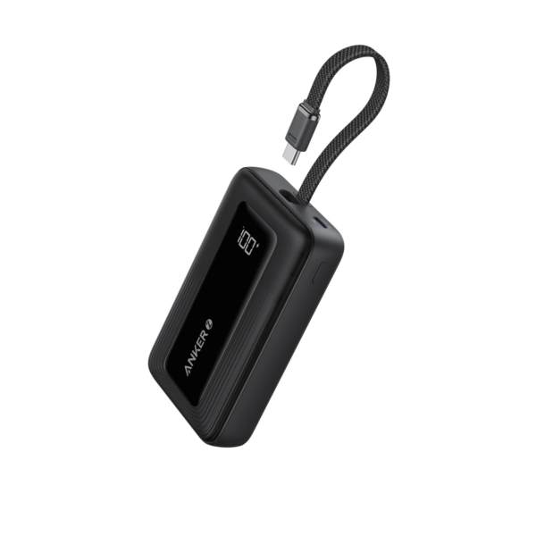 Anker Zolo Power Bank (10K, 30W, Built-In USB-C Cable)