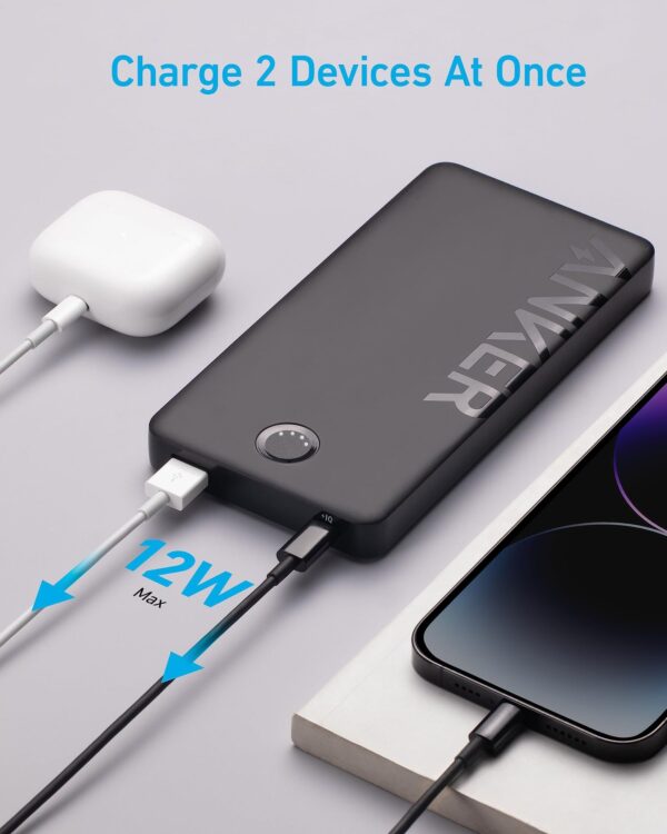 Anker 323 USB-C Power Bank 10000 mAh (PowerCore PIQ) - Image 6