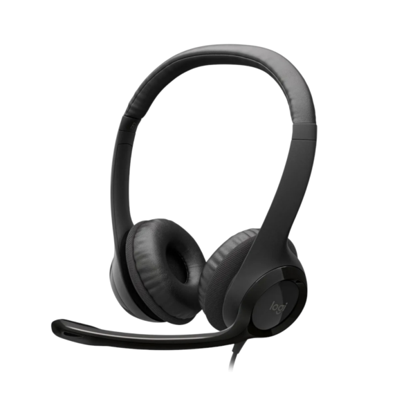 Logitech H390 Wired Headset, Stereo Headphones with Noise Cancelling Microphone, USB, In Line Controls, PC/Mac/Laptop