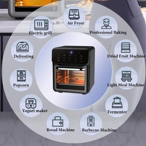 Hoffmans 12L Digital Air Fryer HM-768 - Image 2