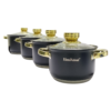 Haus Roland 8-Piece Granite Golden Cook & Serve