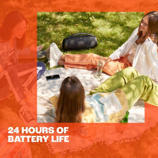 JBL Boombox 3 Portable Bluetooth Speaker with Massive Sound, Deepest Bass, IPX7 Waterproof, 24H Playtime, PartyBoost - Image 4