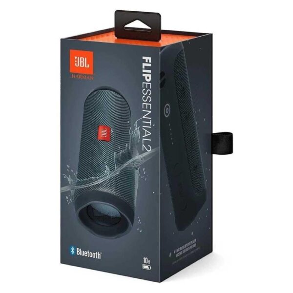 JBL Flip Essential 2 Portable WaterProof Speaker, Black - JBLFLIPES2, Bluetooth - Image 2