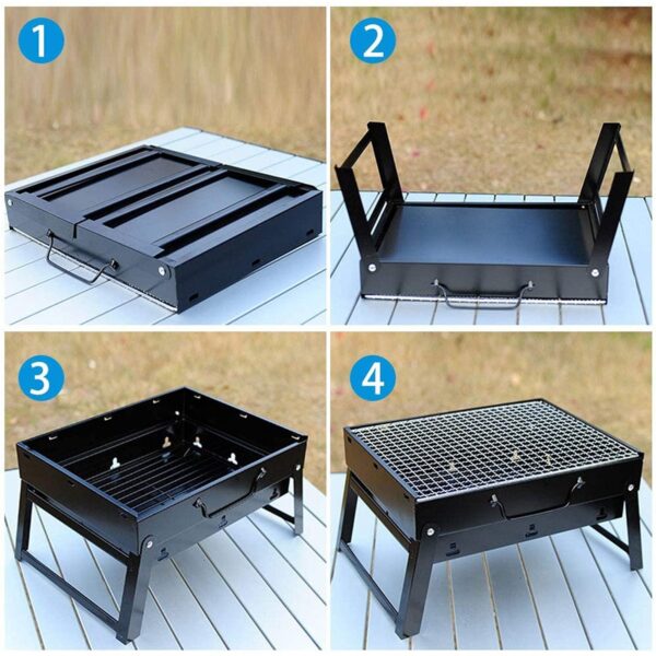 Portable Barbecue Charcoal Grill | Foldable | Lightweight - Image 4