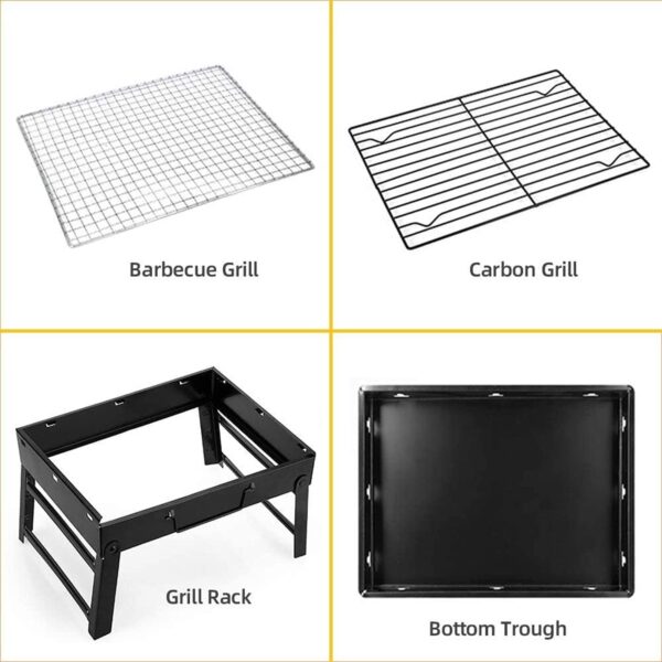 Portable Barbecue Charcoal Grill | Foldable | Lightweight - Image 5