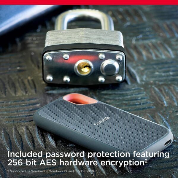 SanDisk 2TB Extreme Portable SSD Upto 1050MB/s - Image 3