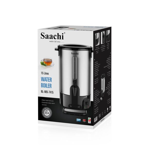 Saachi 15L Water Boiler NL-WB-7415-ST with Water Level Indicator - Image 2