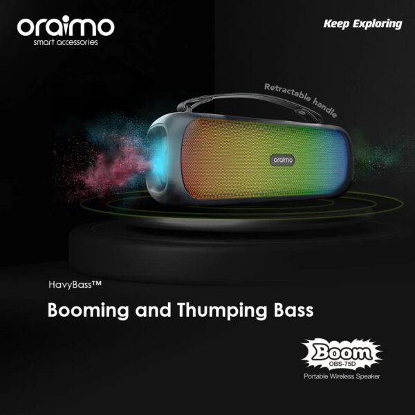 Oraimo Boom Go Bluetooth Wireless Speaker - Image 5