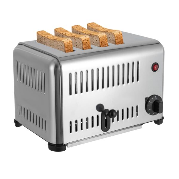 Commercial Pop-up 4 Slice Bread Toaster