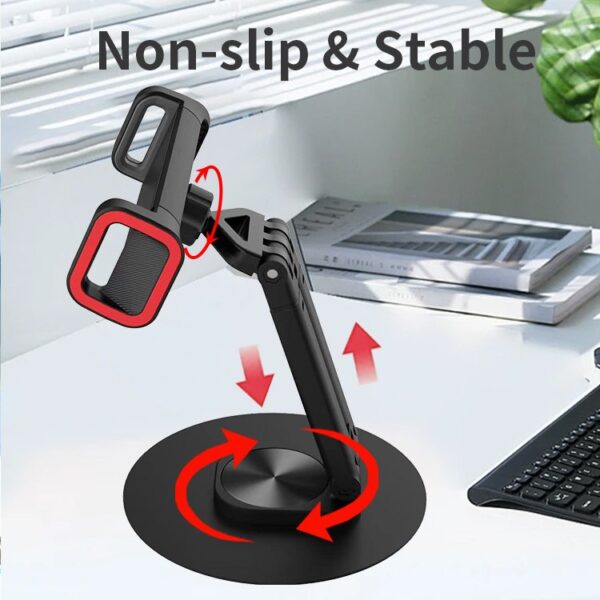Jmary MK63 Foldable Phone & Tablet Stand Desktop Holder - Image 2