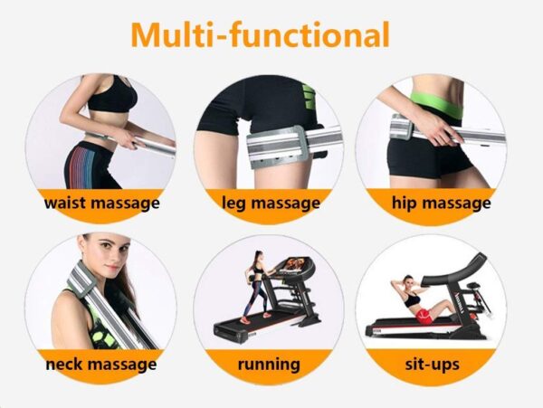 Treadmill Multifunctional 2.0HP Hydraulic Folding Ultra Silent Heart Rate Test with LCD Display Running Machine - Image 3
