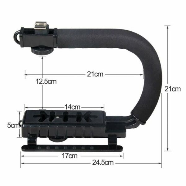 Plokama Video Making Kit PK777 for both Cameras and Smartphones with Mic with Handheld Stabilizer kit - Image 6