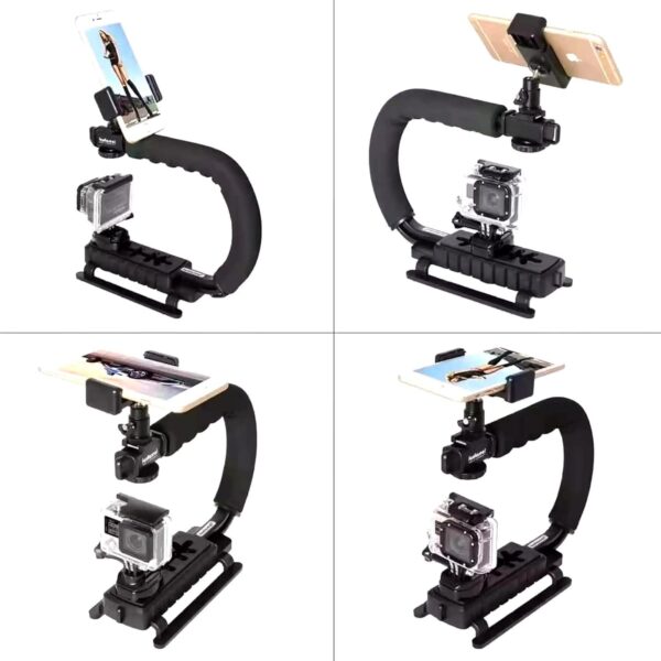 Plokama Video Making Kit PK777 for both Cameras and Smartphones with Mic with Handheld Stabilizer kit - Image 5