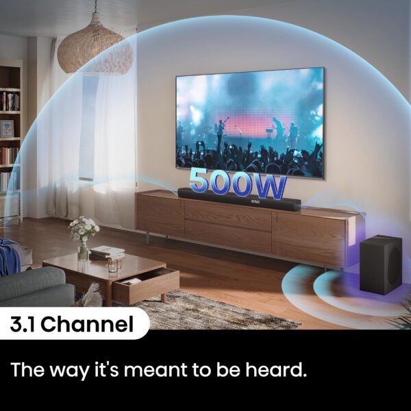 Hisense 3.1Ch Soundbar AX3100Q 6 .5" wireless subwoofer 500W - Image 6