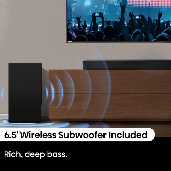 Hisense 3.1Ch Soundbar AX3100Q 6 .5" wireless subwoofer 500W - Image 5