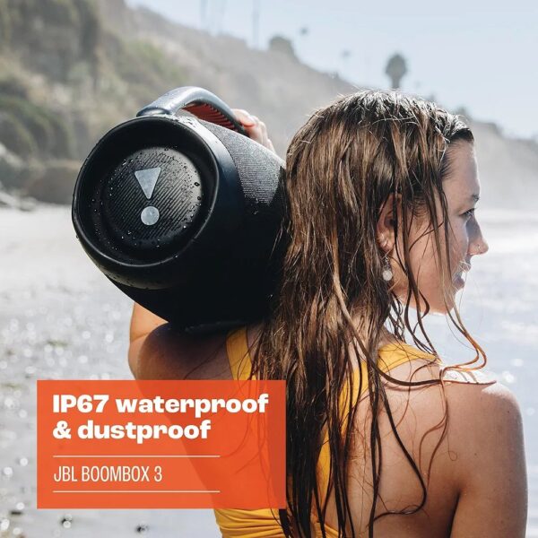 JBL Boombox 3 Portable Bluetooth Speaker with Massive Sound, Deepest Bass, IPX7 Waterproof, 24H Playtime, PartyBoost - Image 5