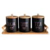 Tea, Coffee & Sugar Canister Set