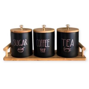 Tea, Coffee & Sugar Canister Set