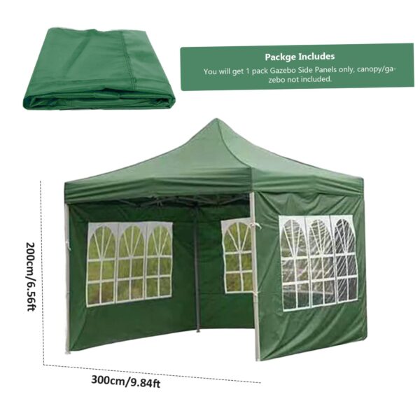 Side Panel Canopy Side Wall Panels Tent Sun Cloth Gavoebo Canopy Replacement for Ten Out - Image 2