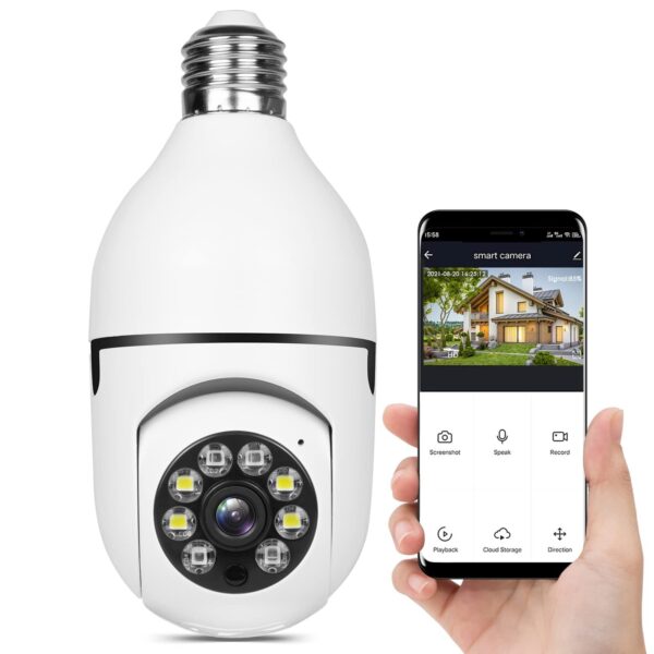 Light Bulb Camera,Security camera for home surveillance