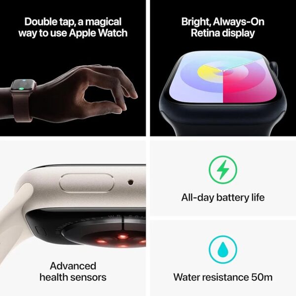 Apple Smart Watch Series 9 45mm Starlight - Image 3