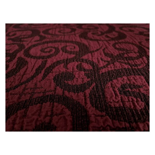 Turkish Fabric 7 Seater Sofa Covers 3211, Stretchable Couch Cover Combination Slipcover (Maroon) - Image 5