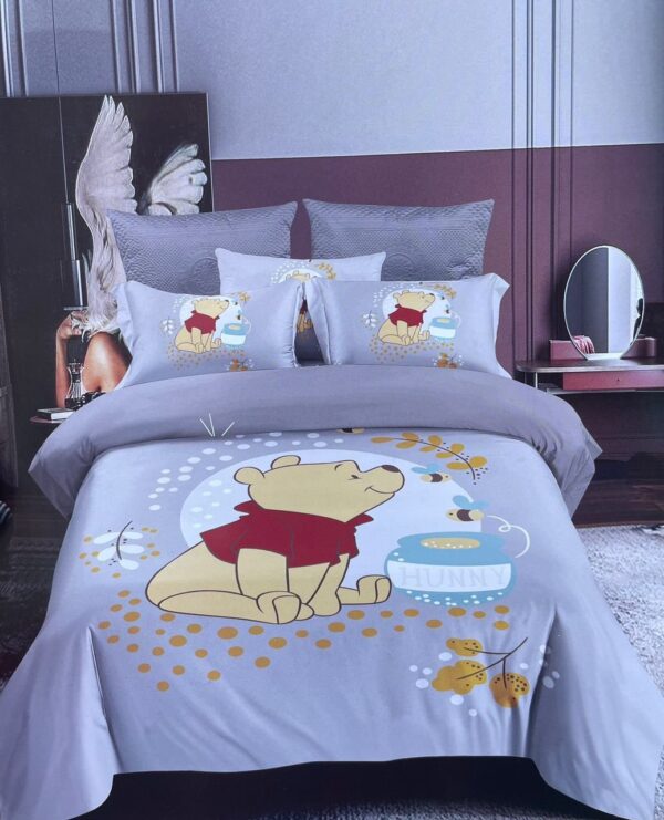Winnie the Pooh Kids Character Duvet Set Bed Cover 4x6 3pcs
