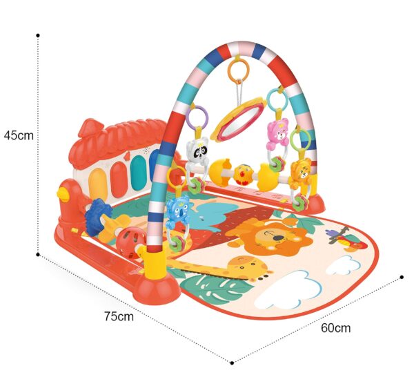 Musical Keyboard Mat Piano Gym Mat Gym & Fitness Rack for babies - Image 4