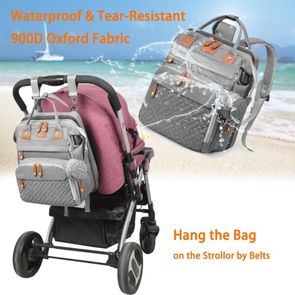 Baby Diaper Waterproof Bag Large Capacity and Multifunctional - Image 3