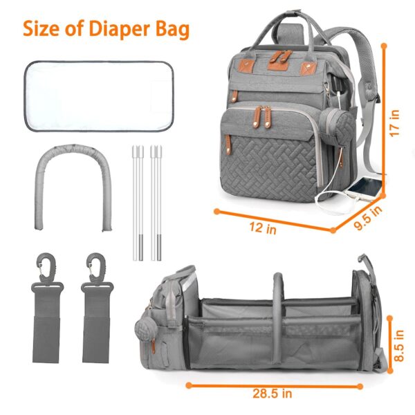 Baby Diaper Waterproof Bag Large Capacity and Multifunctional - Image 5