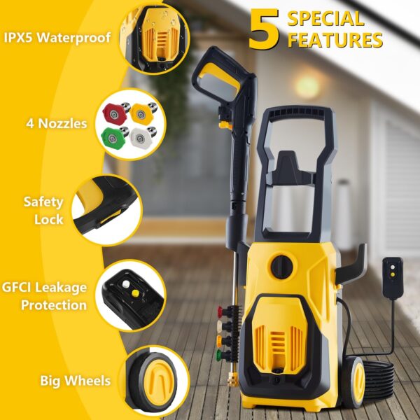 Clikon Hidro Jet 1800W High Pressure Car Washer CK4044 -135Bar 5.5L/min - Image 2