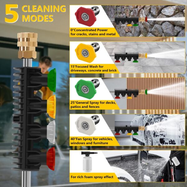 Clikon Hidro Jet 1800W High Pressure Car Washer CK4044 -135Bar 5.5L/min - Image 5
