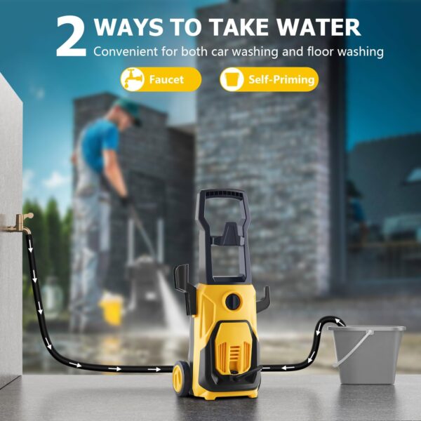 Clikon Hidro Jet 1800W High Pressure Car Washer CK4044 -135Bar 5.5L/min - Image 8