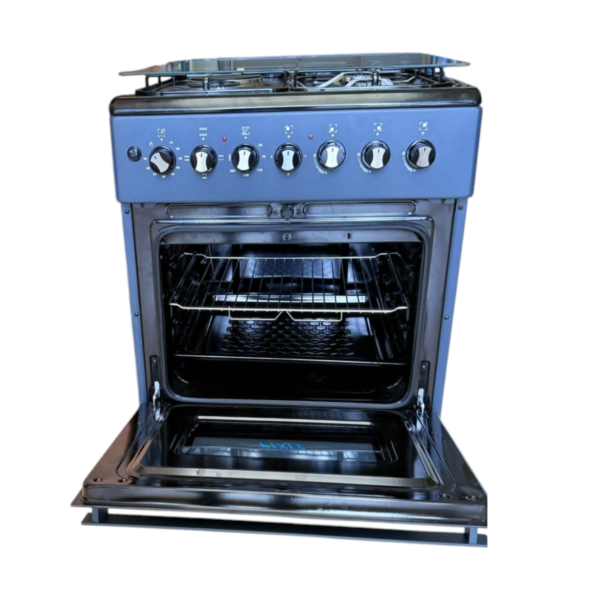 Pixel 3+1 Turkey Electric Gas Cooker 60x60cm, Electric Oven - Blue - Image 3