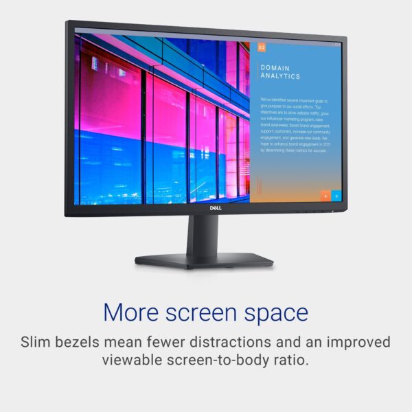 DELL 24Inch Monitor – Full HD 1080p, Black - Image 3