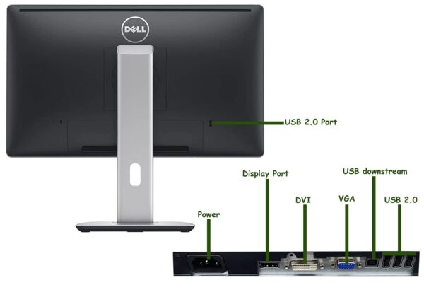DELL 22inch Refurbished Monitor P2214HB – Black - Image 2
