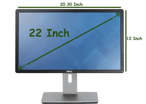 DELL 22inch Refurbished Monitor P2214HB – Black - Image 3