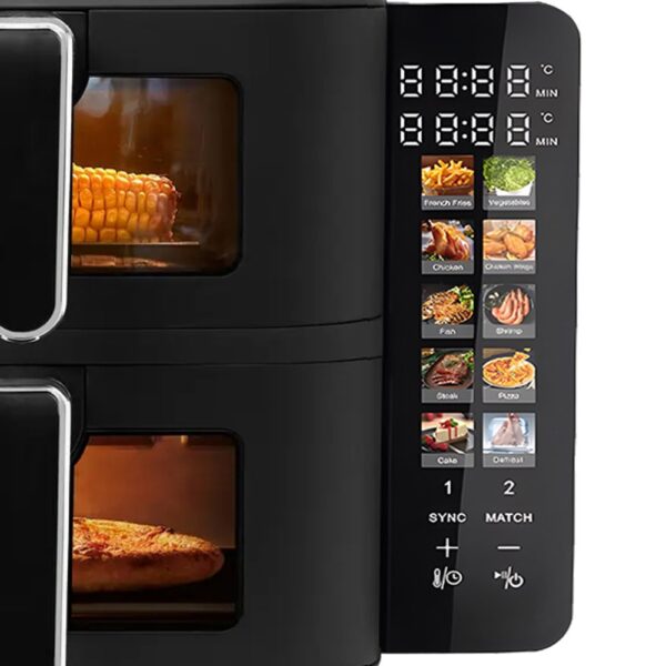 Saachi 11L Double Chamber Digital Air Fryer NL-AF-4796D - Image 5