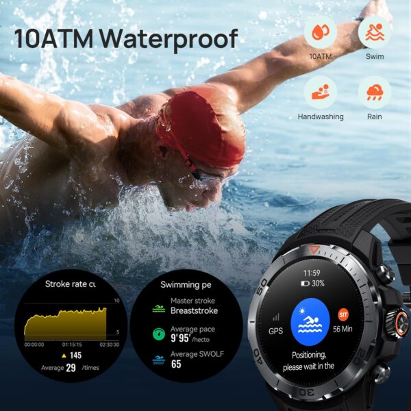 Mibro GS Explorer Fitness Smart Watch Dual Band GPS Dual Strap - Image 6