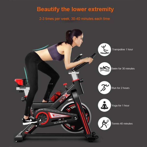 Sports indoor Cycling Spinning Bike 250kg Max Load Pedal Bicycle - Image 2