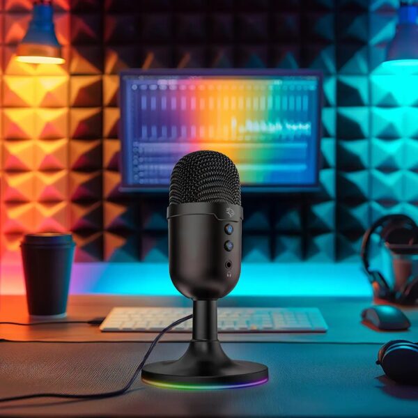 Porodo omni directional USB Microphone for conference, podcasts and streaming - Image 8